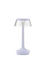 John Lewis Flos Philippe Starck Bon Jour Unplugged Rechargeable Cordless Table Lamp, Fade Blue- Buy online at McGrocer