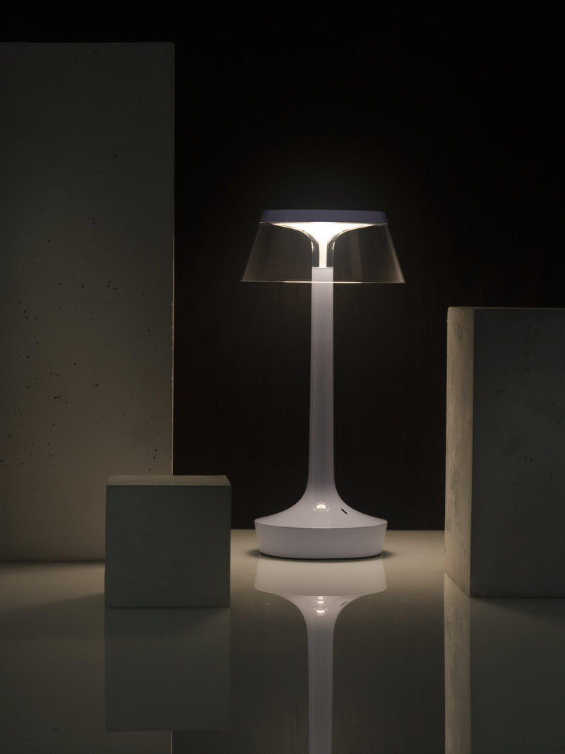 Flos Bon Jour Unplugged Fade Blue table lamp - British product