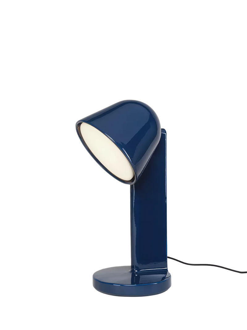 Flos ceramic desk lamp blue (British brand)
