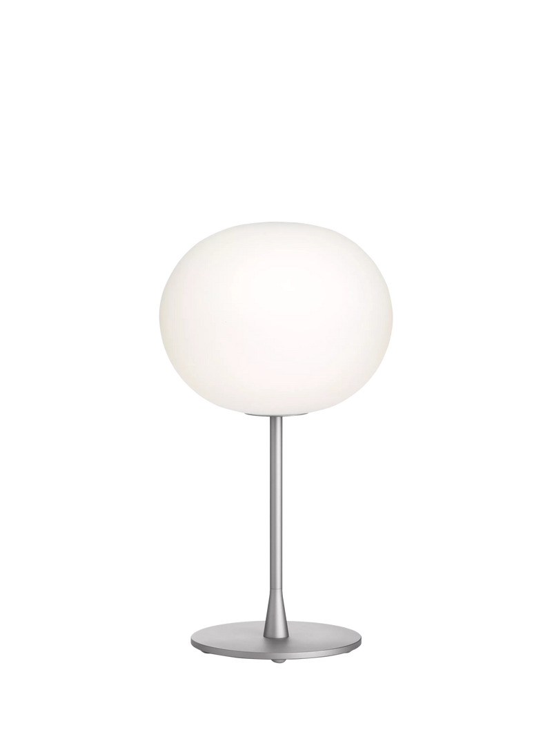 Flos Glo-Ball white table lamp with opaline glass, UK version