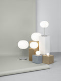 Flos Glo-Ball white table lamp with opaline glass, UK version