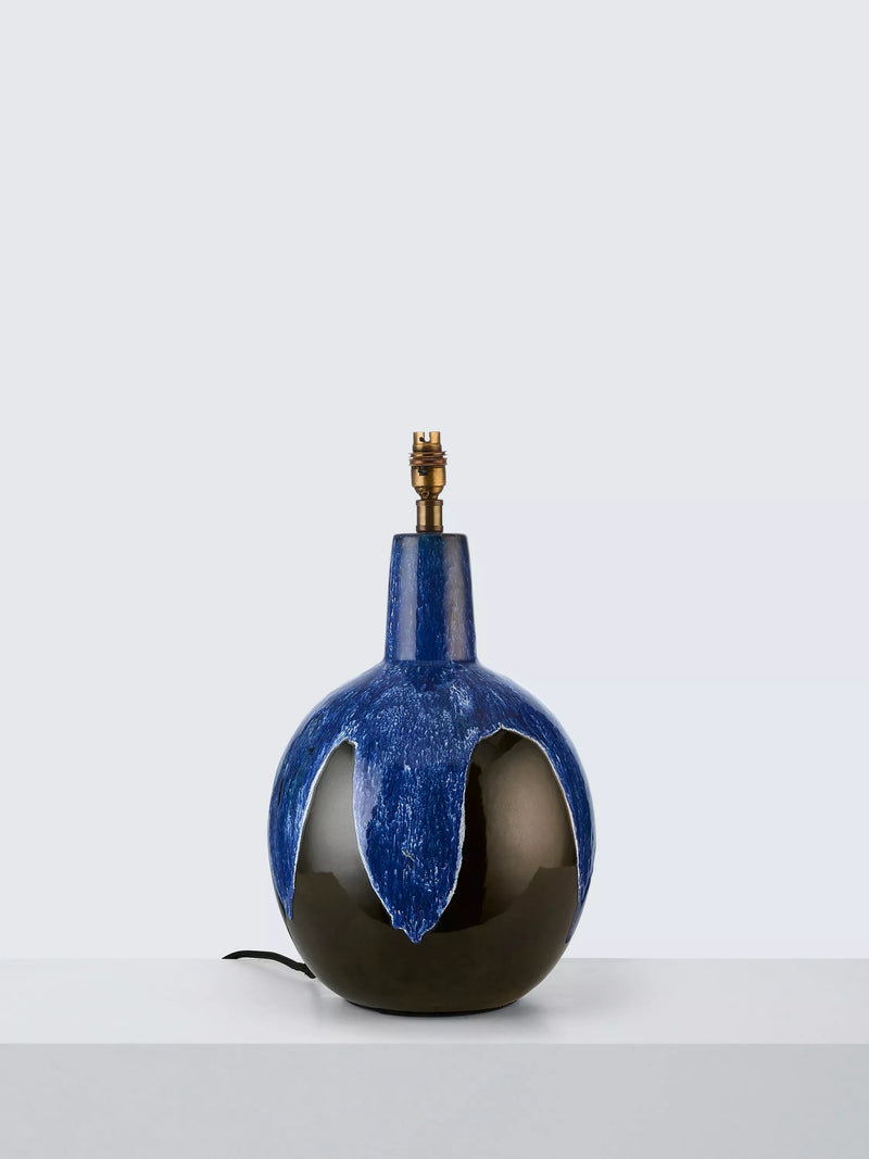 John Lewis Soluna ceramic lamp base blue - British product