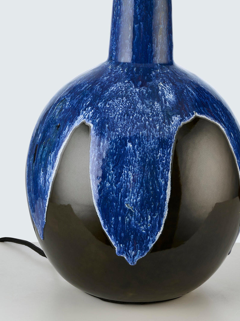 John Lewis Soluna ceramic lamp base blue - British product