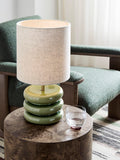 John Lewis Terra ceramic table lamp green - British product