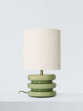 John Lewis Terra ceramic table lamp green - British product