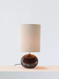 John Lewis Pebble marble table lamp with linen shade - British product