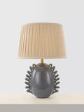John Lewis ruffle table lamp blue ceramic, imported from the UK