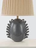 John Lewis ruffle table lamp blue ceramic, imported from the UK