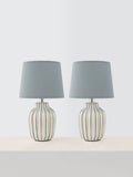 John Lewis Trevone ceramic table lamp medium (British brand)