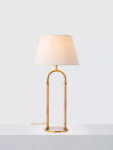 John Lewis John Lewis Archibald Cane Table Lamp, Brass- Buy online at McGrocer