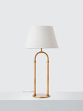 John Lewis Archibald cane table lamp brass medium (British brand)