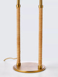 John Lewis Archibald cane table lamp brass medium (British brand)