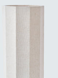 John Lewis Deca ceramic base table lamp with linen shade 31cm - British product