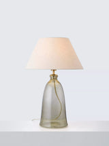 John Lewis John Lewis Farmhouse Bubble Glass Base Table Lamp, Avocado, Medium- Buy online at McGrocer