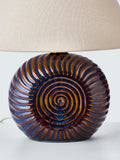 John Lewis Fowey reactive glaze ceramic table lamp medium (British brand)