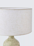 John Lewis Kairo glazed ceramic table lamp 48.5cm, imported from the UK