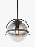 John Lewis Contour pendant ceiling light smoke shade, UK version