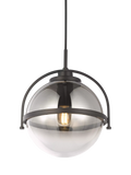 John Lewis Contour pendant ceiling light smoke shade, UK version