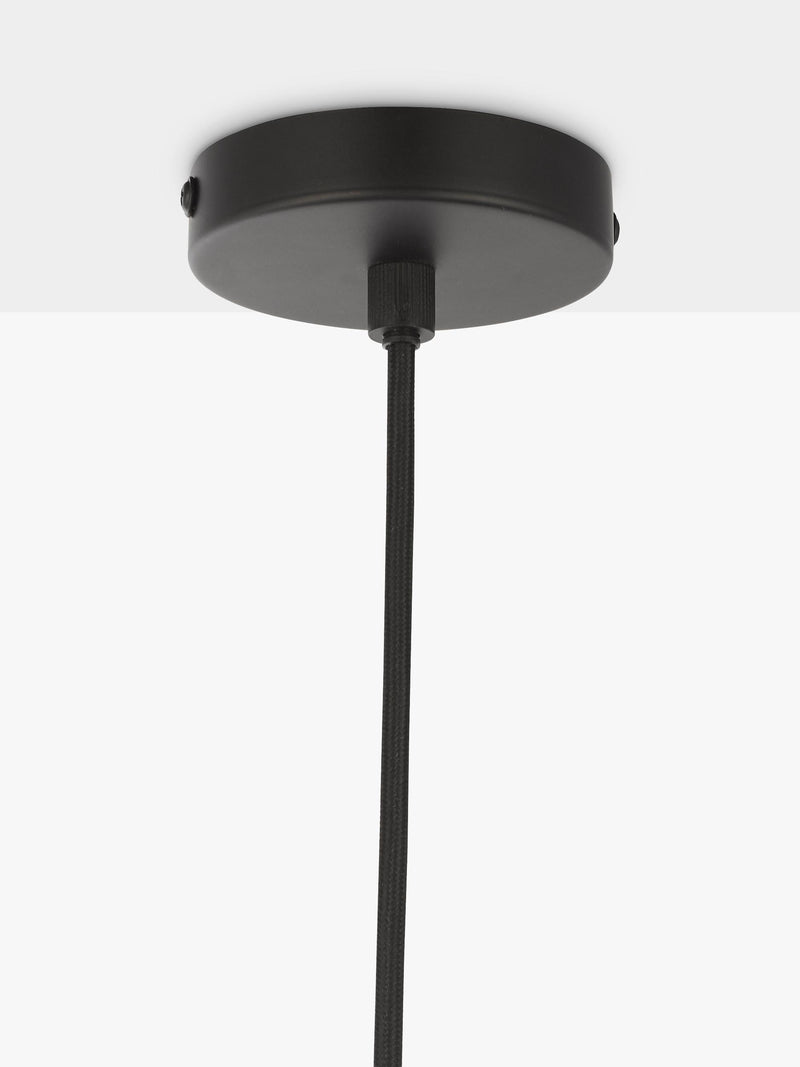 John Lewis Contour pendant ceiling light smoke shade, UK version