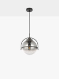 John Lewis Contour pendant ceiling light smoke shade, UK version