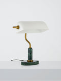 John Lewis Mabel desk lamp green marble base 34cm - British product