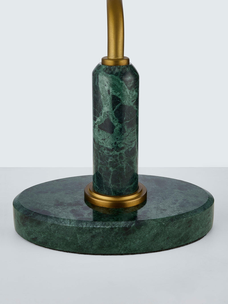 John Lewis Mabel desk lamp green marble base 34cm - British product
