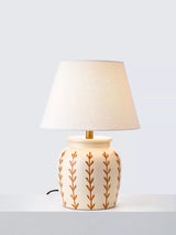 John Lewis John Lewis Roccella Hand Painted Ceramic Base Table Lamp- Buy online at McGrocer