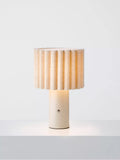 John Lewis Modern Scallop rechargeable table lamp Matt Greige - British product