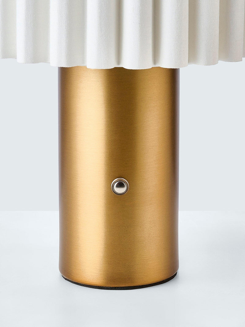 John Lewis Modern Scallop table lamp antique brass, UK version