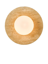 John Lewis John Lewis Bowl Marble Wall Light, Travertine- Buy online at McGrocer
