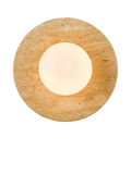 John Lewis Bowl marble wall light travertine - British product