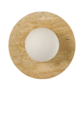 John Lewis Bowl marble wall light travertine - British product