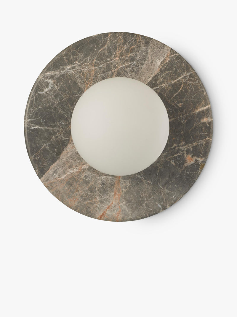 John Lewis Bowl Marble Wall Light Bost Grey, imported from the UK