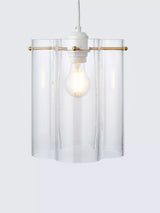 John Lewis John Lewis Poppy Easy-to-Fit Ceiling Shade, Clear Glass- Buy online at McGrocer