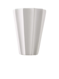 John Lewis tapered scalloped wall light white - British product