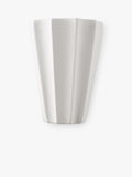 John Lewis tapered scalloped wall light white - British product