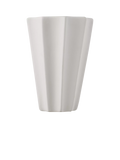 John Lewis tapered scalloped wall light white - British product