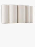 John Lewis ceramic fluted wall light, white (British brand)