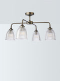 John Lewis Saltern semi flush ceiling light in pewter (British brand)