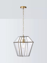 John Lewis John Lewis Timeless Lantern Pendant Ceiling Light, Antique Brass- Buy online at McGrocer