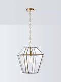 John Lewis lantern pendant ceiling light antique brass imported from the UK