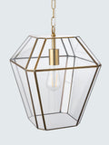 John Lewis lantern pendant ceiling light antique brass imported from the UK