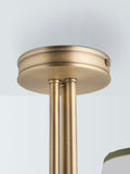 John Lewis Trevelyan ceiling light antique brass and avocado (British brand)