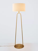 John Lewis John Lewis Rosso Floor Lamp Matt Antique Brass- Buy online at McGrocer