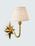 John Lewis Astrid Star wall lamp base aged brass, imported from the UK