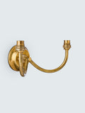 John Lewis double arm wall light aged brass, imported from the UK