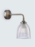 John Lewis Saltern glass wall light pewter (British brand)
