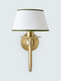 John Lewis Trevelyan wall light antique brass avocado, imported from the UK