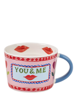 John Lewis Eleanor Bowmer Fine China Love Mugs, Set of 2, 350ml- Buy online at McGrocer
