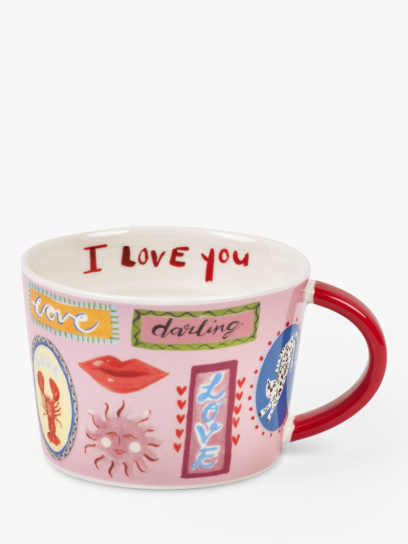 Eleanor Bowmer love mugs set of 2 350ml (British brand)